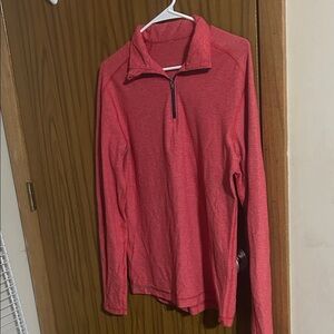 Lululemon Red Quarter-Zip Pullover